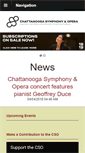 Mobile Screenshot of chattanoogasymphony.org